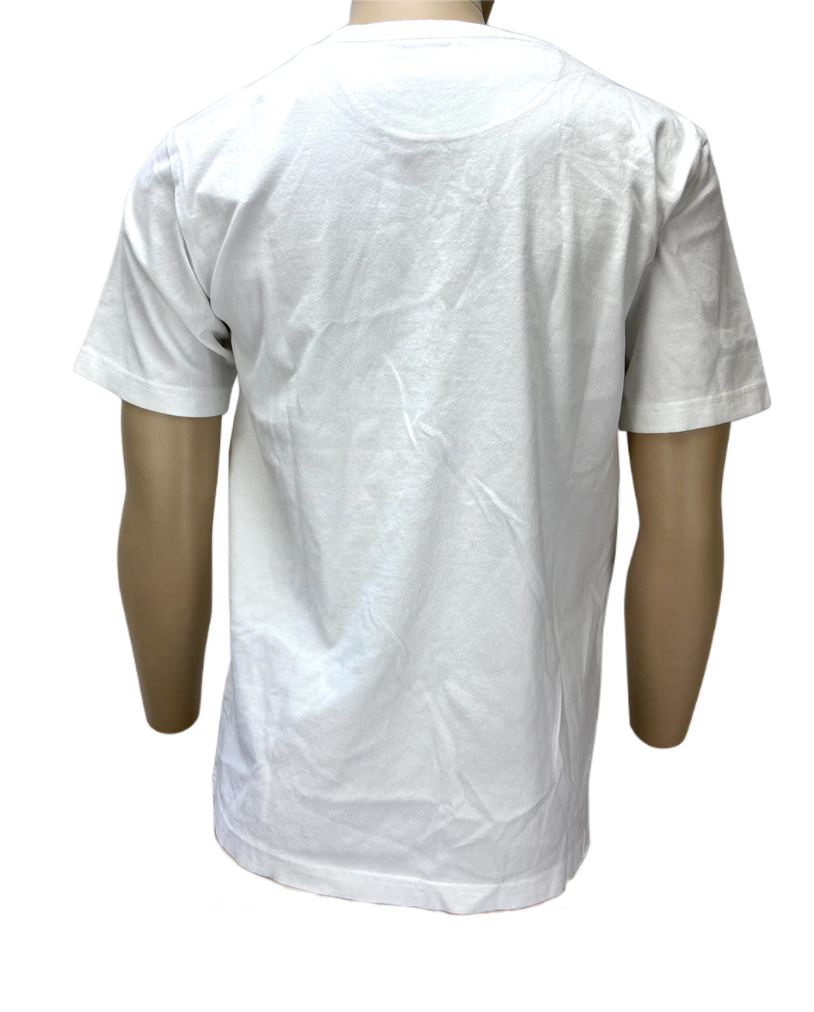 WHITE MOUNTAINEERING Men's White Printed Short Sleeve T